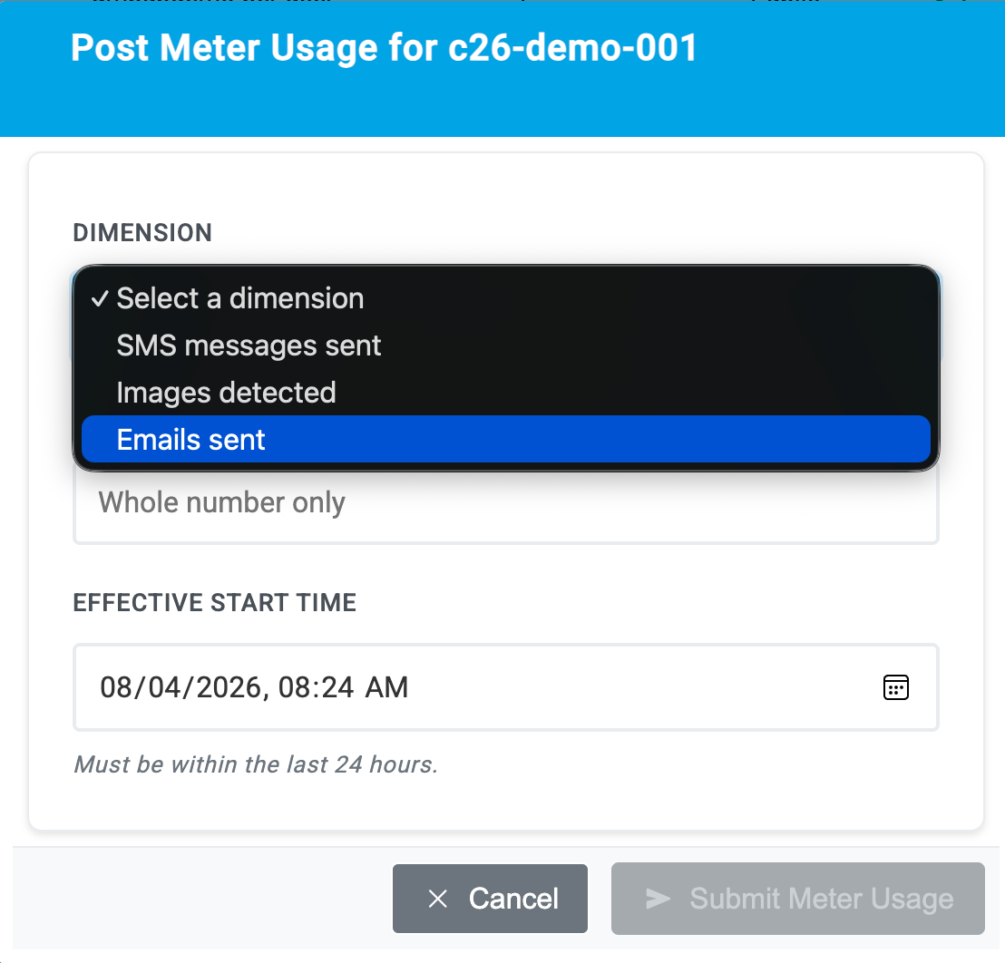 Metered Billing in AMPup