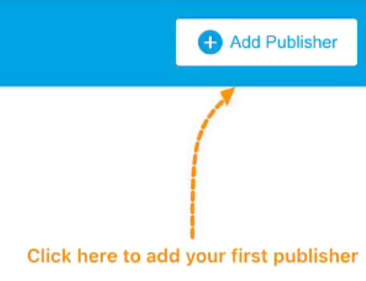 Add Publisher Button
