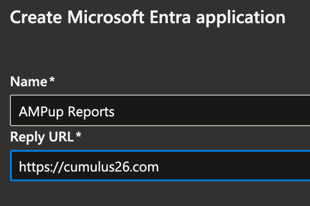 Partner Center application configuration